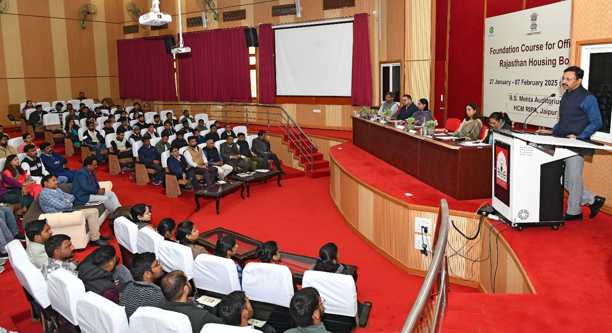 RHB kick-started the Foundation Course for new recruits today. The Hon’ble Chairman Shri Vaibhav Galariya, along with the Commissioner Dr Rashmi Sharma &amp; secretary , shared an inspiring vision for the future.
#NewBeginnings #BuildingDreams #TeamRHB