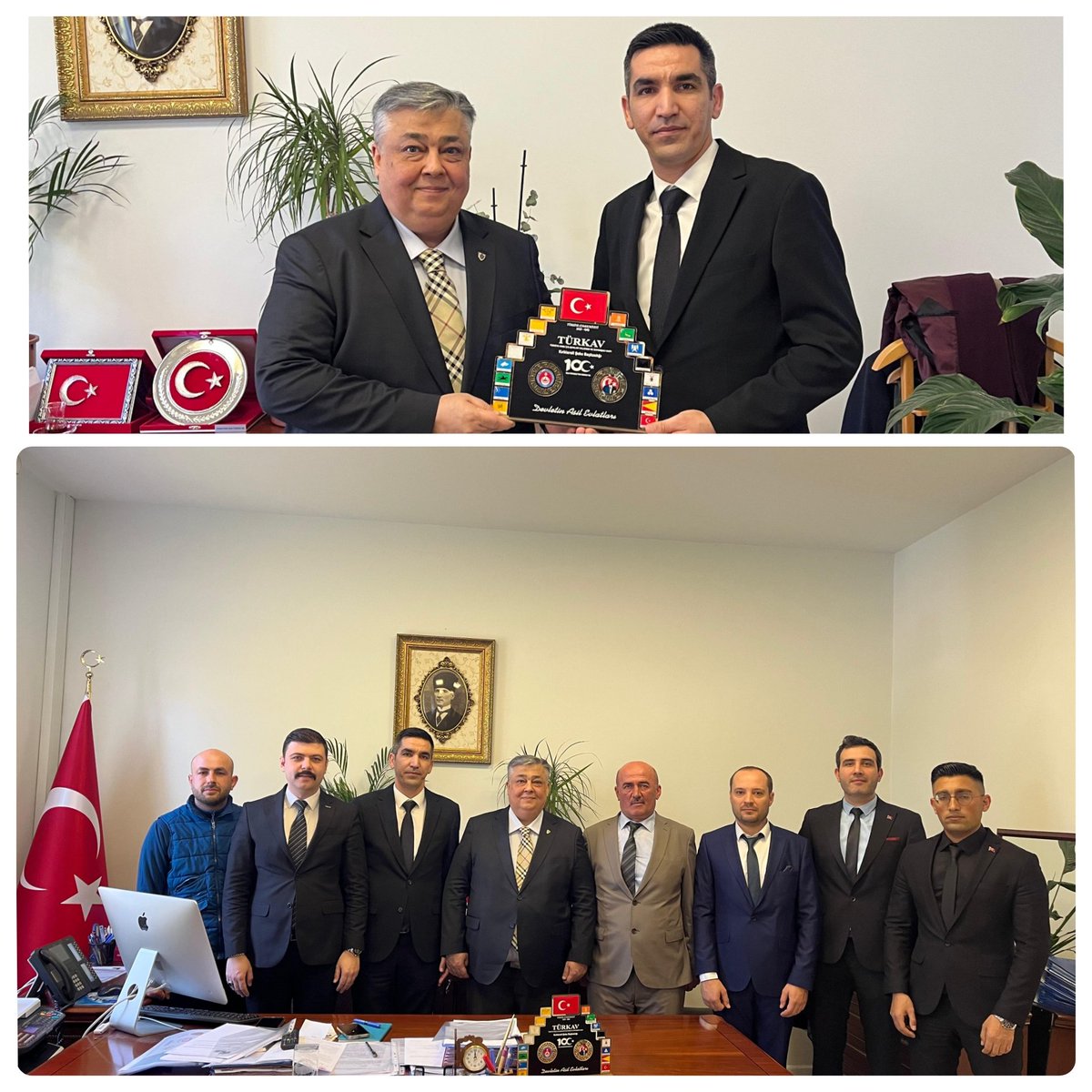 Kırklareli Vali Yardımcımız Sayın Yusuf GÜLER'i  makamında ziyaret ettik.
Konukseverliği için Kıymetli Vali Yardımcımıza teşekkür ederiz.
<a href="/TurkavGenMrk/">TÜRKAV</a>
<a href="/EbubekirSKrkmz/">Ebubekir KORKMAZ MHP</a>