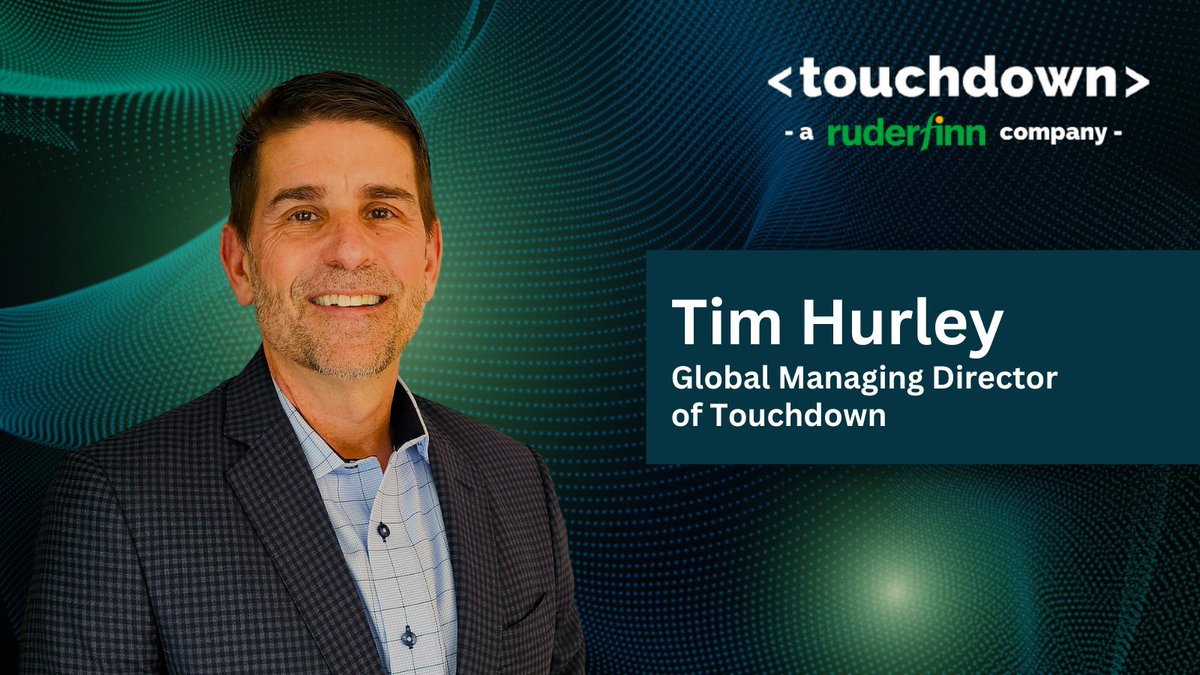 Ruder Finn (@ruderfinn) on Twitter photo Please join us in welcoming Tim Hurley, Global Managing Director of <a href="/Touchdown_PR/">Touchdown PR</a>, to Ruder Finn! To learn more, read our press release here: bit.ly/42tqtNc
#RFNewHire #WhatsNext #B2BTech Please join us in welcoming Tim Hurley, Global Managing Director of <a href="/Touchdown_PR/">Touchdown PR</a>, to Ruder Finn! To learn more, read our press release here: bit.ly/42tqtNc
#RFNewHire #WhatsNext #B2BTech