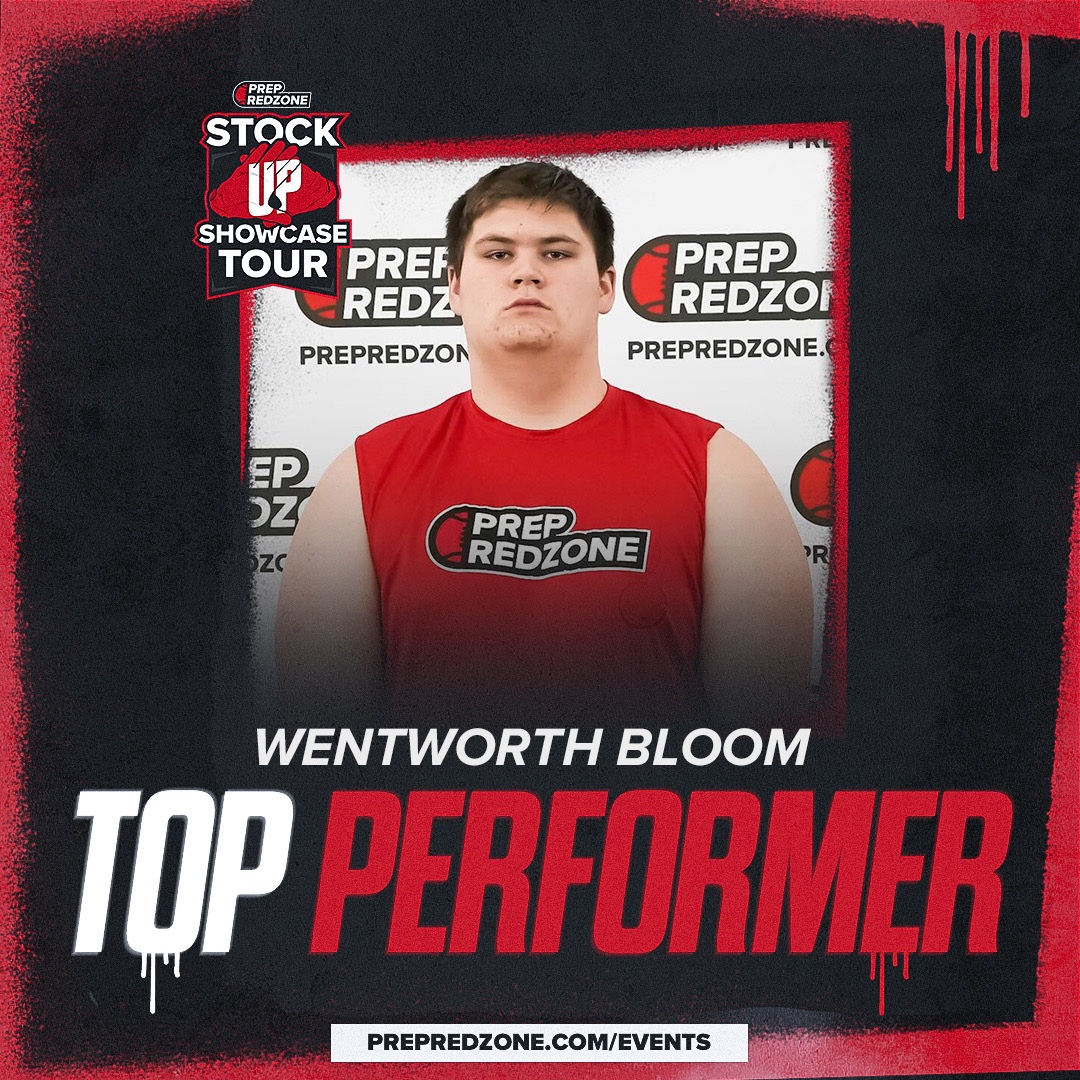 VicCastilloPRZ (@przpavic) on Twitter photo Jersey Shore’s (Jersey Shore, PA) Wentworth Bloom <a href="/DubbsBloom77/">Dubbs Bloom</a> came prepared and left better than he arrived.
6’6, 350 pounds. A young man who is going to fly up our rankings after this showing. Named a Top Five OL post-camp. Jersey Shore’s (Jersey Shore, PA) Wentworth Bloom <a href="/DubbsBloom77/">Dubbs Bloom</a> came prepared and left better than he arrived.
6’6, 350 pounds. A young man who is going to fly up our rankings after this showing. Named a Top Five OL post-camp.