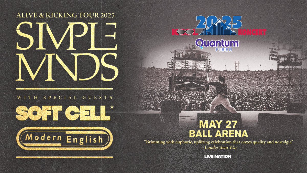 KOOL105Denver's tweet photo. KOOL KONCERT 2025 is set for May 27th at Ball Arena! β€οΈ
Details at https://t.co/0m1rFgoohL
#Kool105 #KoolKoncert #Denver #BallArena #SimpleMinds #SoftCell #ModernEnglish https://t.co/tsBU5D1f5u