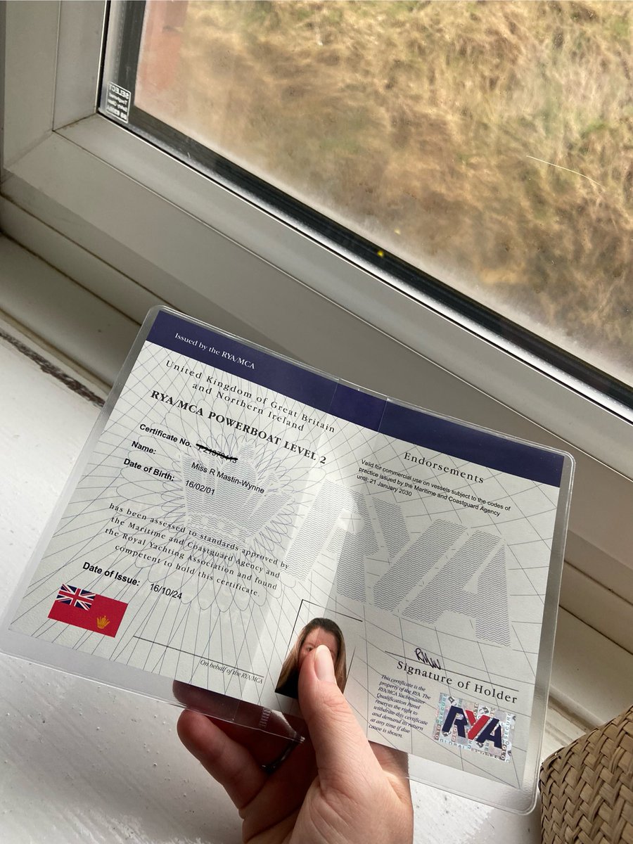 Robyn Mastin-Wynne (@robynmastinwynn) on Twitter photo Excited to put my new RYA commercially endorsed powerboat Level 2 certificate to use in the coming months! 🚤🌊
<a href="/StrongerShores/">Stronger Shores</a> <a href="/SciencesNCL/">Sciences at Newcastle</a> <a href="/ecology_ncl/">Ecology Group, Newcastle University</a> <a href="/NCLDoveMarine/">NCL Dove Marine Lab</a> Excited to put my new RYA commercially endorsed powerboat Level 2 certificate to use in the coming months! 🚤🌊
<a href="/StrongerShores/">Stronger Shores</a> <a href="/SciencesNCL/">Sciences at Newcastle</a> <a href="/ecology_ncl/">Ecology Group, Newcastle University</a> <a href="/NCLDoveMarine/">NCL Dove Marine Lab</a>