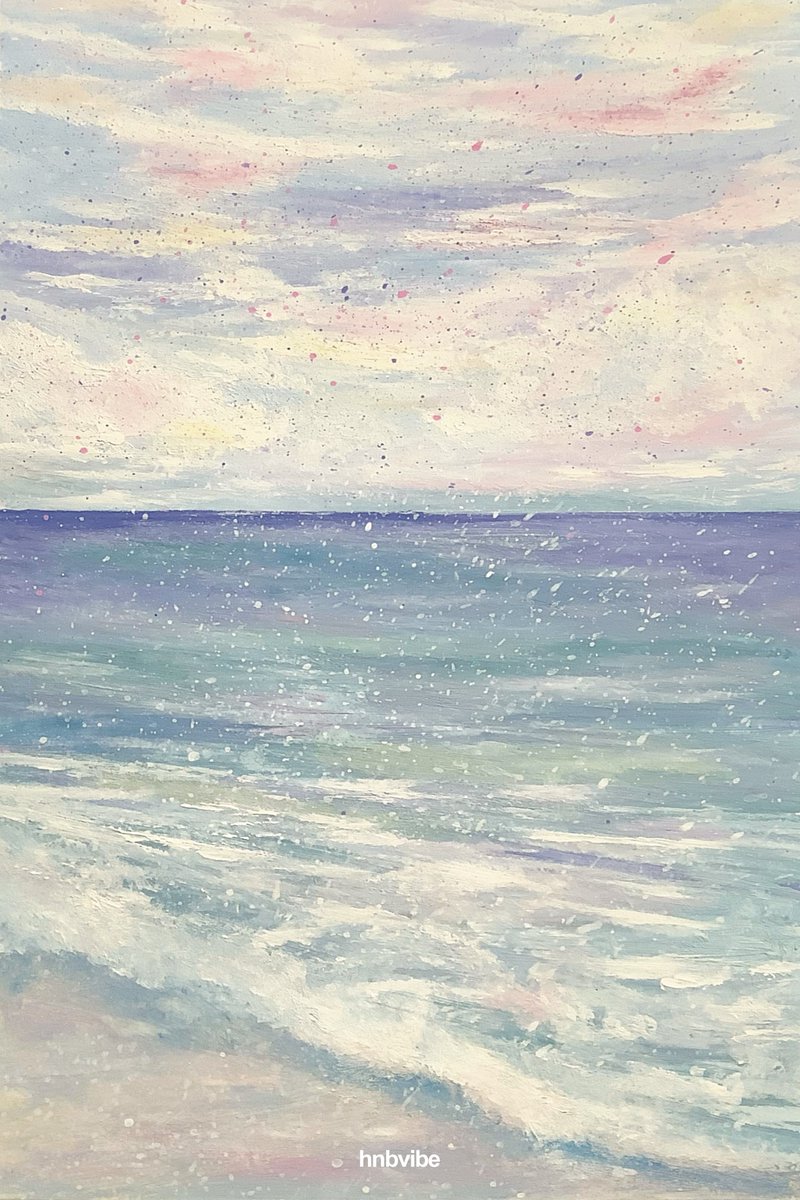 capture it , remember it 🩷☁️

#hnbvibe , #gouachepainting