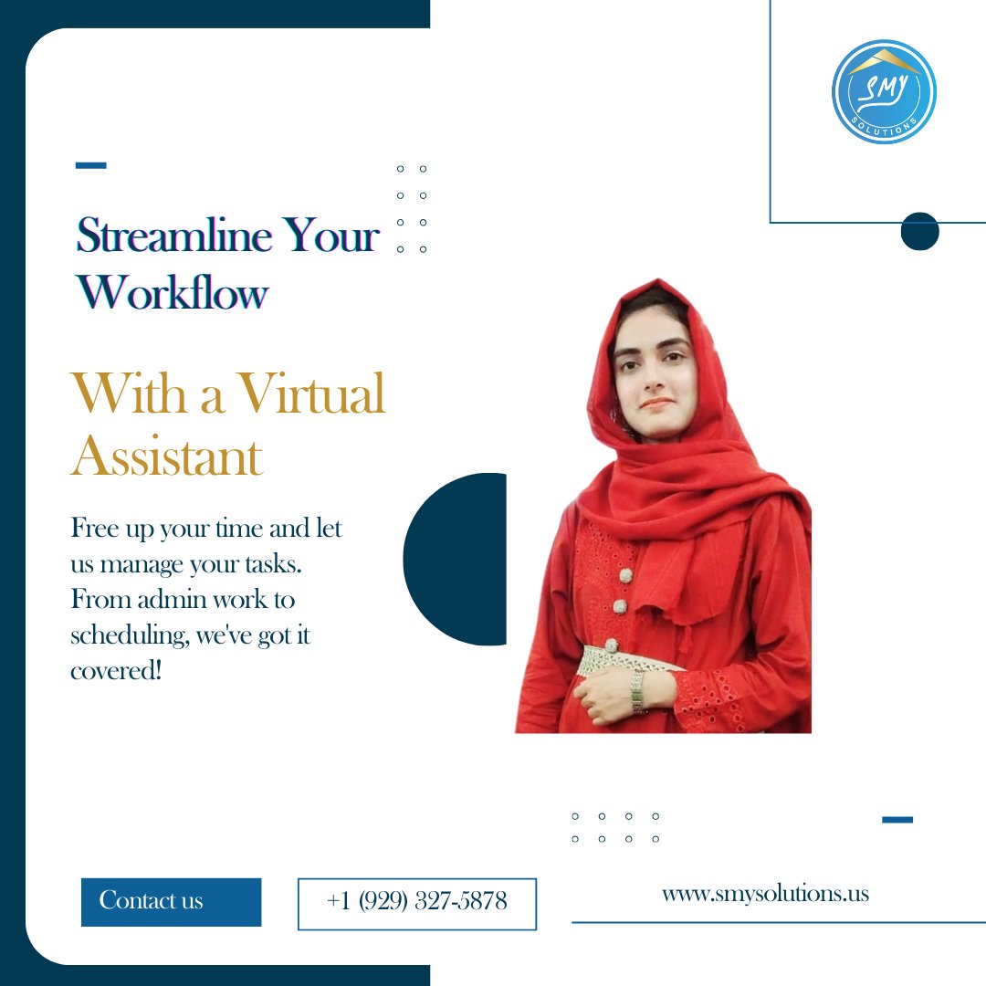 SMY_Solutions's tweet image. Take the stress out of your workload! 📝💻
From admin tasks to scheduling, our Virtual Assistants are here to streamline your day. Let&apos;s make productivity your new superpower! 🚀
📩 Contact us today and experience the difference
#VirtualAssistant #StreamlineYourWorkflow