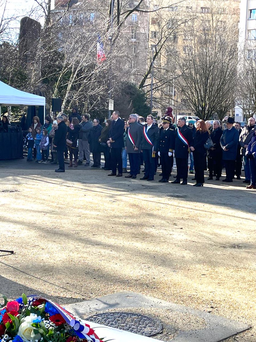 Hier matin à Grenoble, nous commémorions les 80 ans de la libération du camp d'Auschwitz.