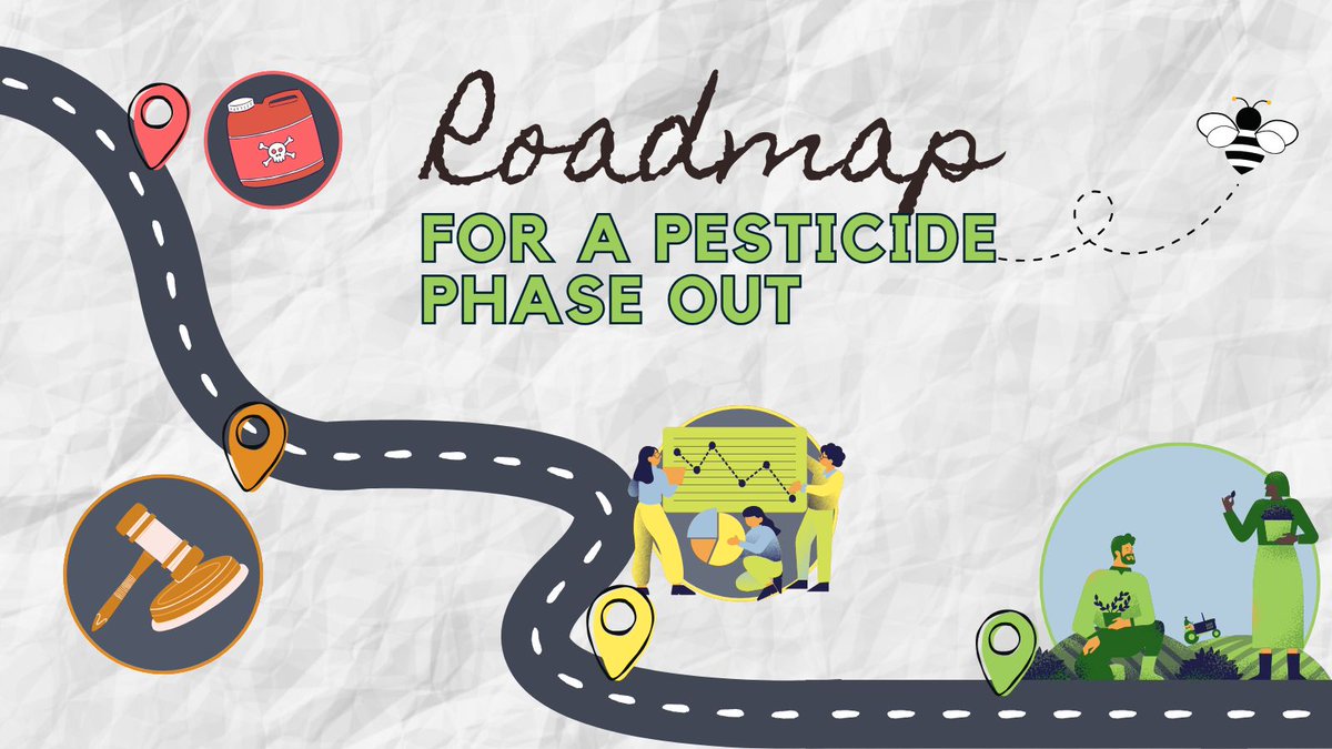 The time for delay is over. The EU must act urgently to protect citizens, farmers and biodiversity &amp; lead the way to sustainable food systems free from toxic pesticides.🐝📷85 orgs developed a Roadmap for Pesticide Phase-Out 📷rb.gy/6ngsc6 #PesticideFreeEU