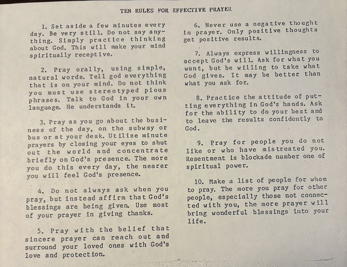 Another nugget my dad had in his files. Great advice…