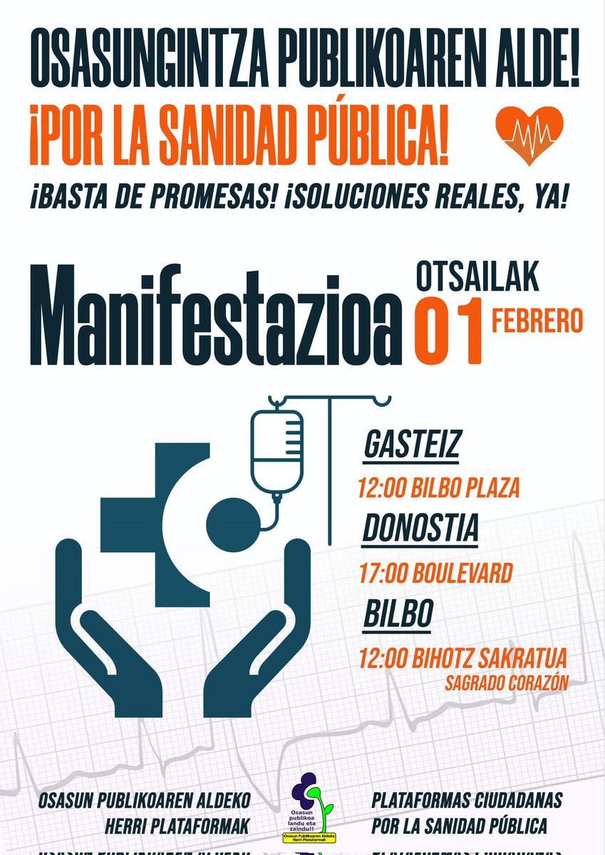 Igande honetan bertan egongo gara, osasun mental publikoa eta duina aldarrikatzen