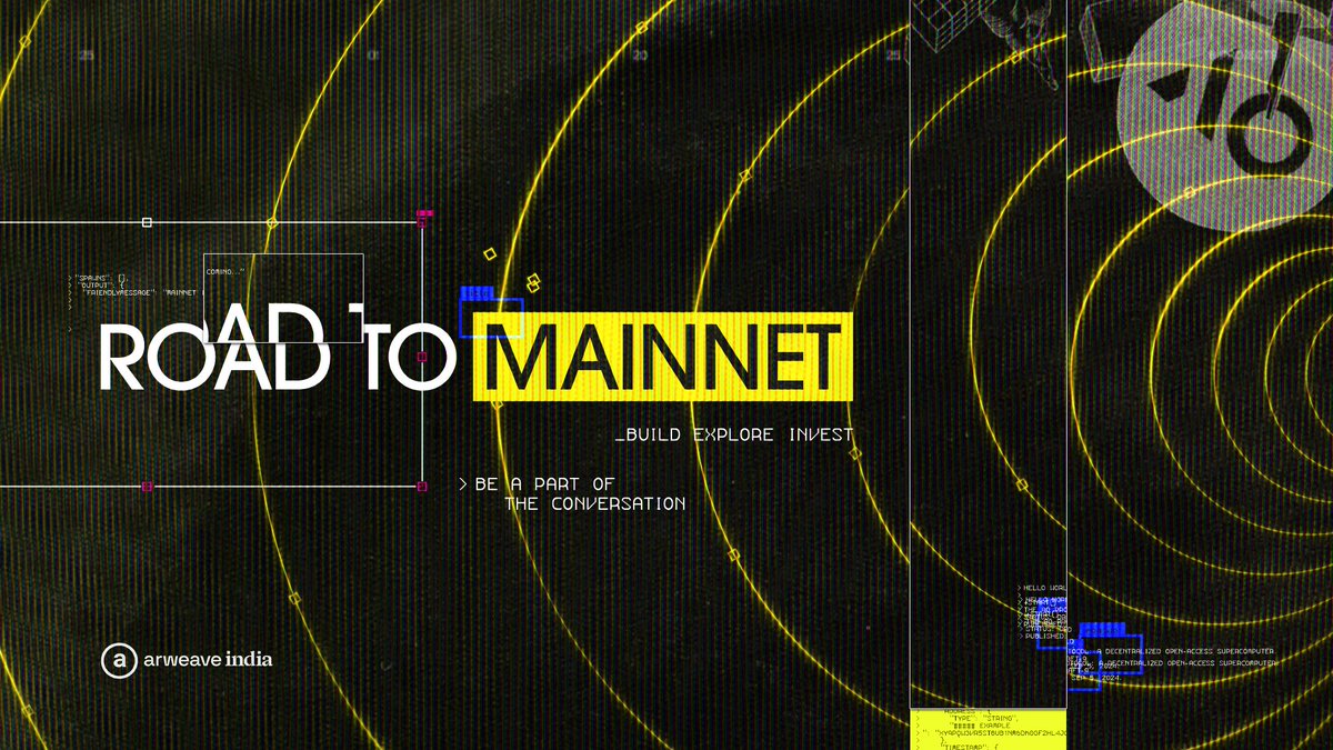 arweaveindia's tweet photo. Mainnet for @aothecomputer goes live on 8/2🫡

Over the next few days, we'll be rolling out the 'road to mainnet' series to get you ready for this mega event

A project showcase to help you navigate the apps built during our programs as we gear up for the launch

Stay tuned!🤠 https://t.co/1ZS2TueYJj