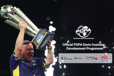 The PDPA are pleased to announce their fully accredited - Official Darts Coaching Development Programme in association with <a href="/1st4Sport/">1st 4 Sport</a> <a href="/_UKCoaching/">UK Coaching</a> The DRA and <a href="/OfficialPDC/">PDC Darts</a> please go to
 pdpa.co.uk/news/