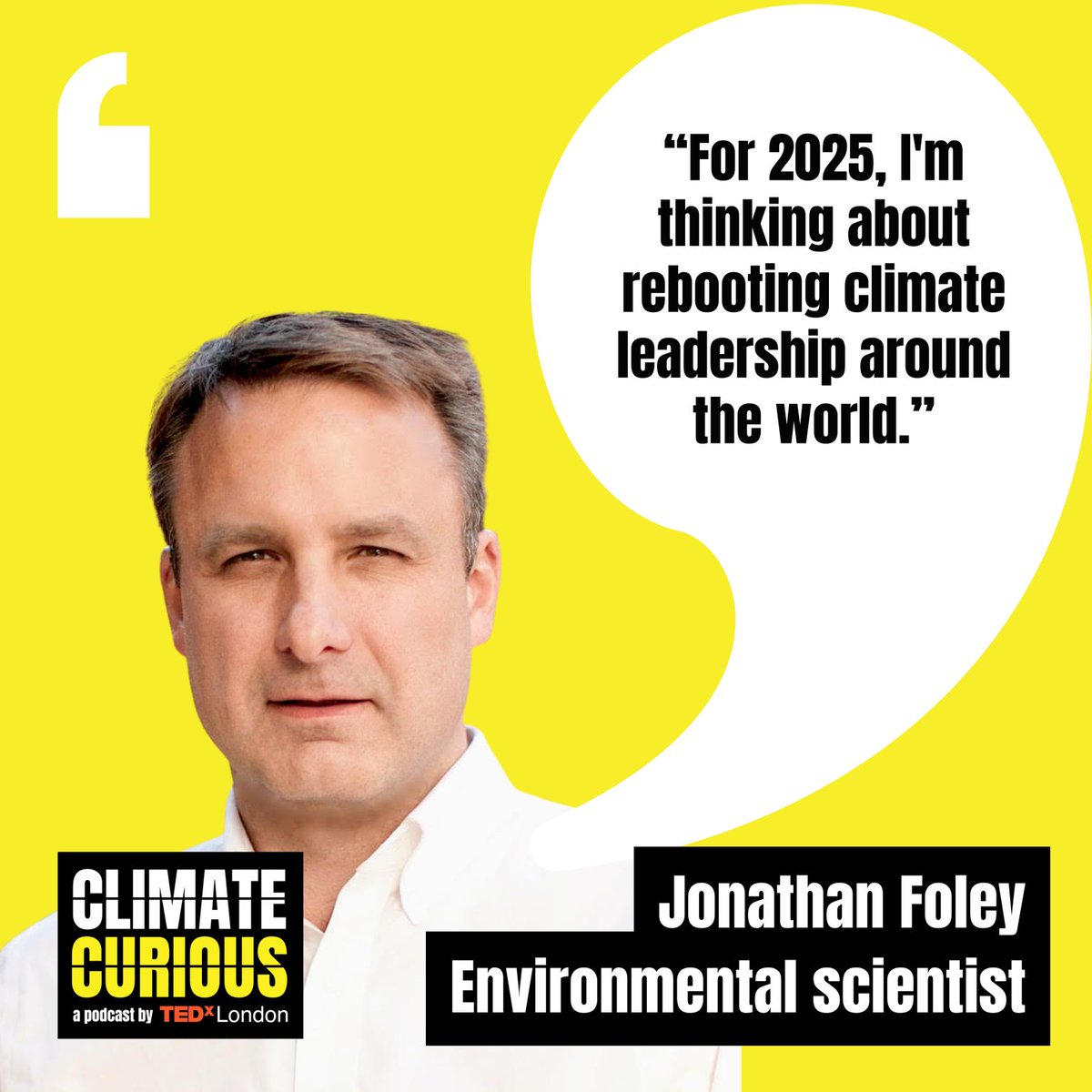 tedxlondon's tweet image. What’s on your 2025 climate vision board? 

Climate Curious asked some climate experts what their priorities are, and how they imagine climate progress shaping up in the coming year.   

🔗 🌏 🤔 Listen now: buff.ly/4hyRljp 

#ClimateCuriousPod #ClimateProgress