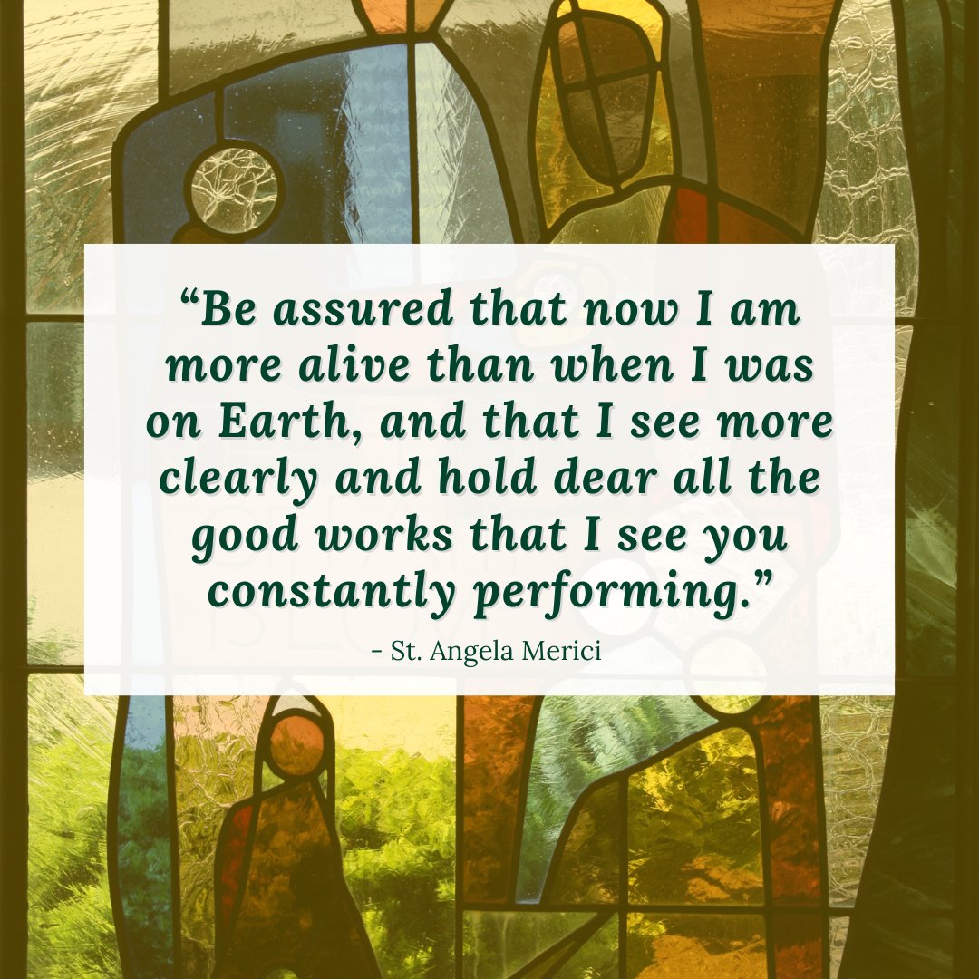 Today is the Feast of St. Angela Merici, our foundress and guiding light! Her vision inspires us every day to grow as women of faith, wisdom, and courage. 💛 #FeastofStAngela #UrsulineSchoolsWeek #CatholicSchoolsWeek