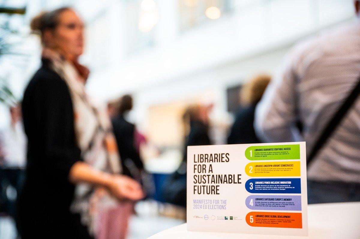 LIBEReurope's tweet image. LIBER and library organisations take over the European Parliament!

A highlight event from 2024 &apos;Building Bridges&apos; by @LibrariesEU brought the European library sector and MEPs together to connect on topics most critical to libraries.

Find our reflections👉ow.ly/Q8tp50UMG4l