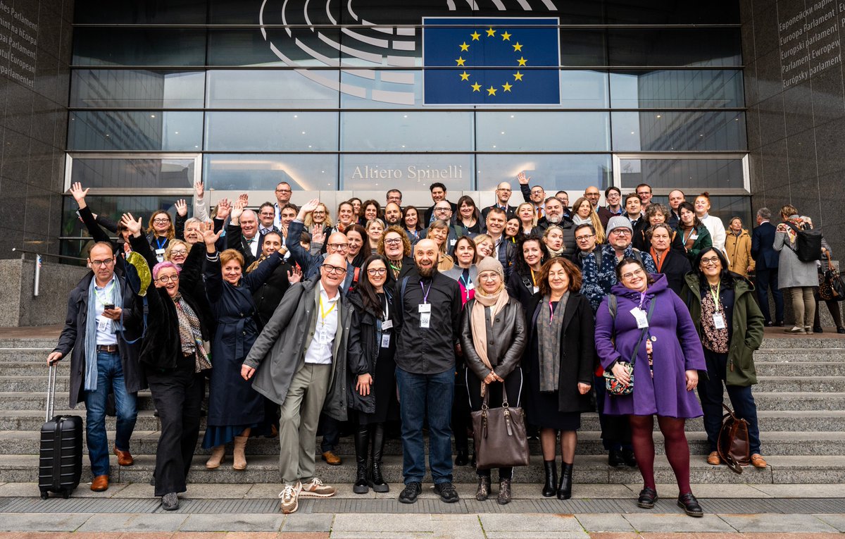 LIBEReurope's tweet image. LIBER and library organisations take over the European Parliament!

A highlight event from 2024 &apos;Building Bridges&apos; by @LibrariesEU brought the European library sector and MEPs together to connect on topics most critical to libraries.

Find our reflections👉ow.ly/Q8tp50UMG4l