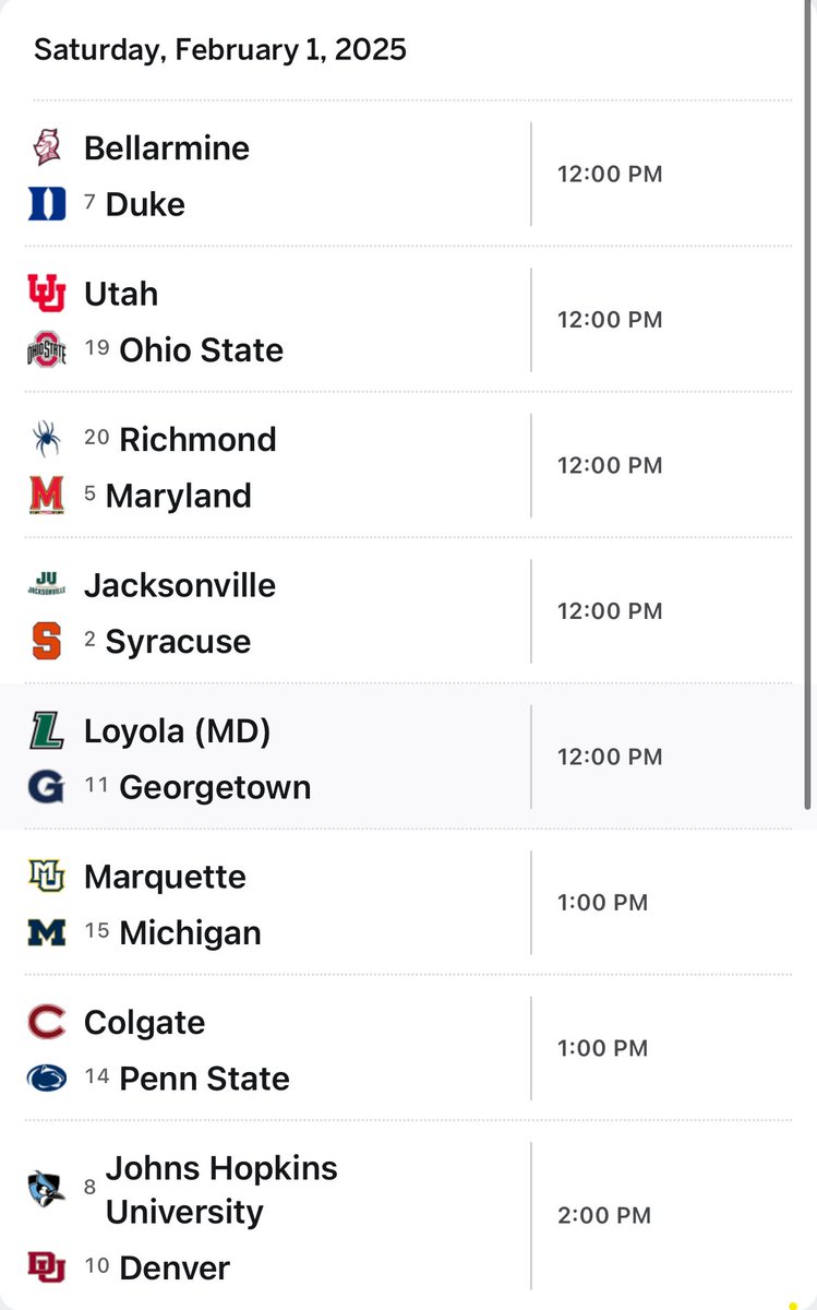 🚨🚨COLLEGE LACROSSE          RETURNS THIS WEEK: 🚨🚨

Going to post a couple more futures today and will be rolling out all my favorite plays this week as well.

🔔Turn your notifications on for all the upcoming plays so you’re not getting them late and getting bad numbers 🔔