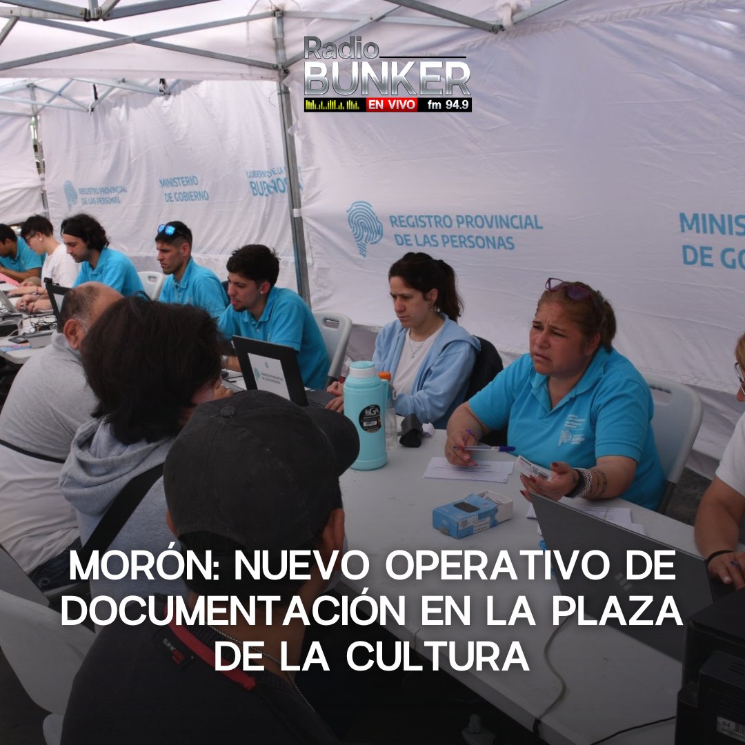 #Noticias #Morón
▶📌Morón coordina hoy y mañana  junto con Provincia un Operativo para que vecinas y vecinos puedan realizar sus #trámites de forma #gratuita y con el asesoramiento del <a href="/registropba/">Registro PBA</a> .
.
Mira la nota: acortar.link/KFLcBN