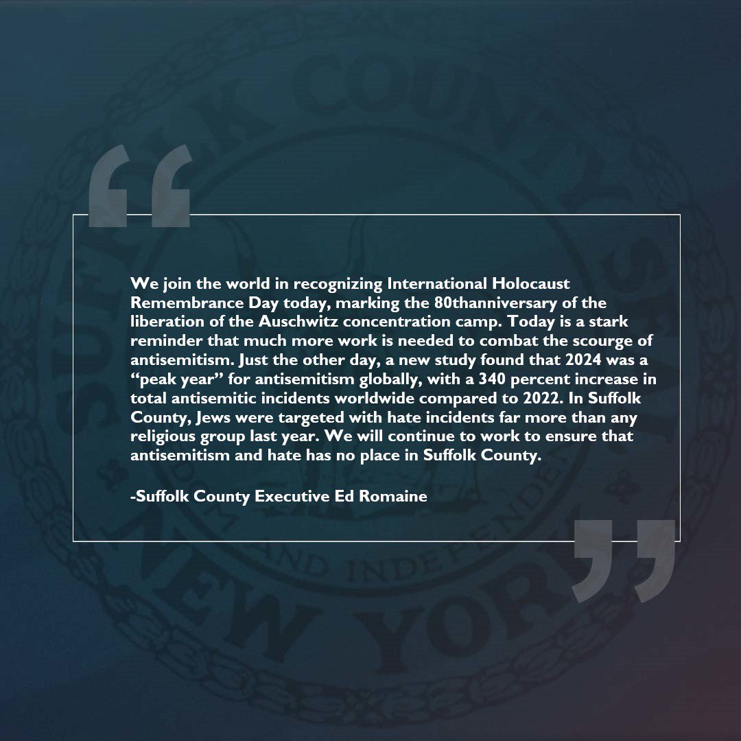 Suffolk County Executive Edward Romaine (@execedromaine) on Twitter photo 