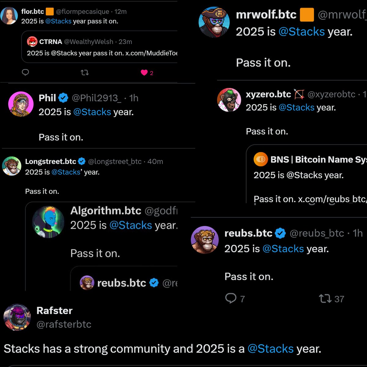 2025 is Stacks year.

Pass it on.