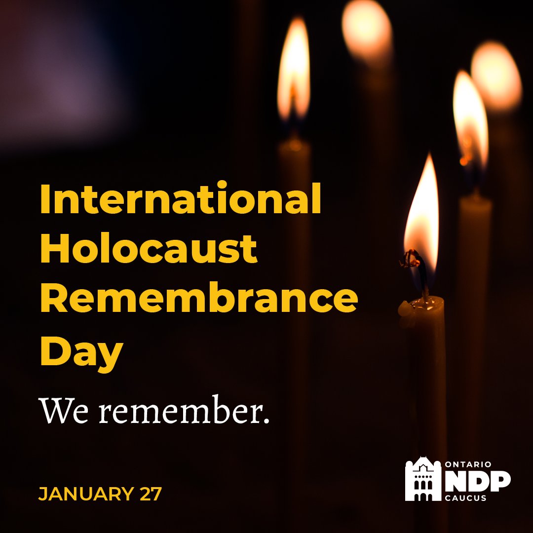 International Holocaust Remembrance Day, observed on January 27.

It serves as a powerful reminder of the devastating impact of hatred and the need to protect human dignity and equality for all.
