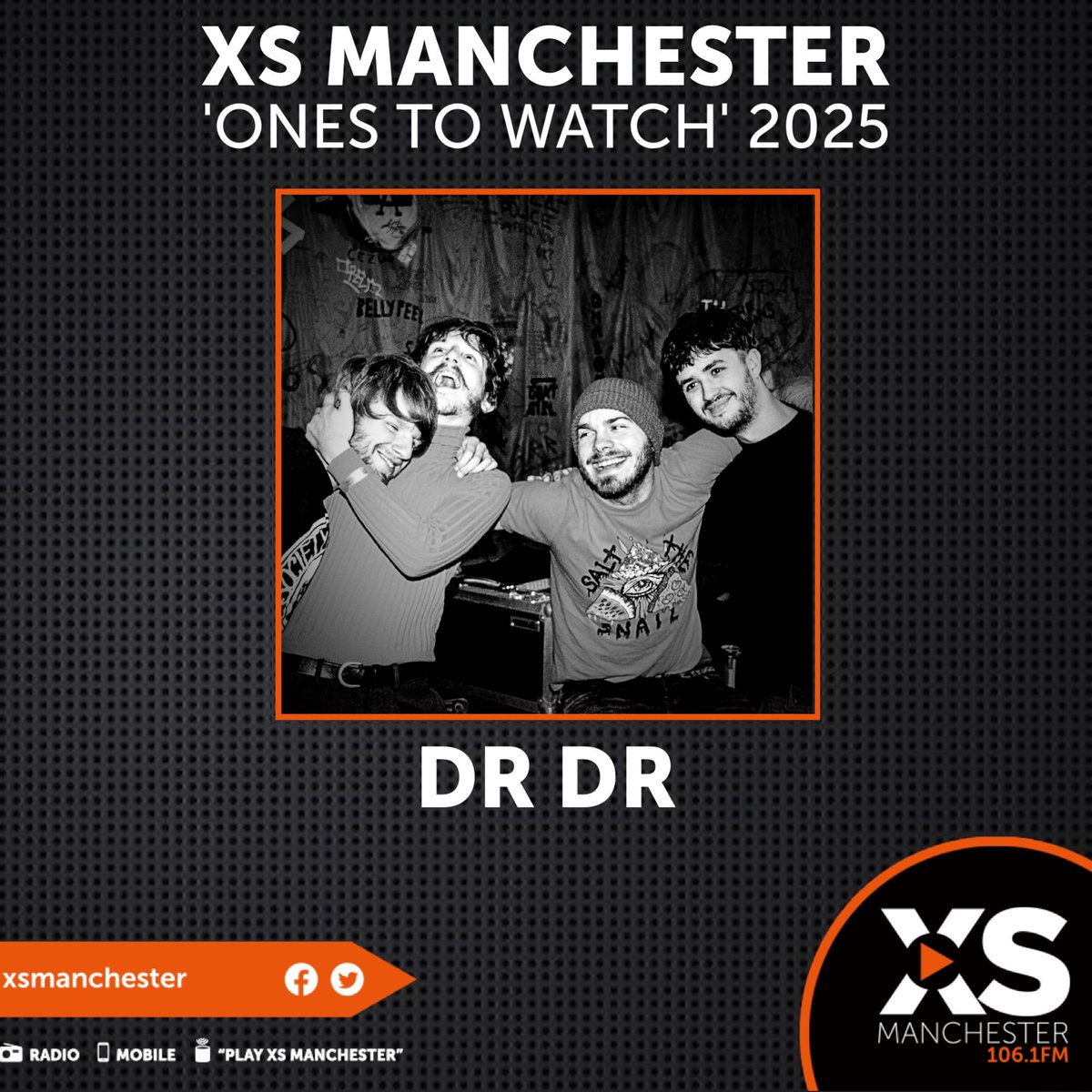 XSManchester's tweet photo. Next up on the XS 'Ones TO Watch' list its the fantastic Manchester band @DRDRWASTAKEN.
Big riffs, bigger vibes and main character energy!
#Nowplaying the massive tune "Uppercut" on #XSDrive.
@Mr_Jimbob x https://t.co/xVRZ0URuiz