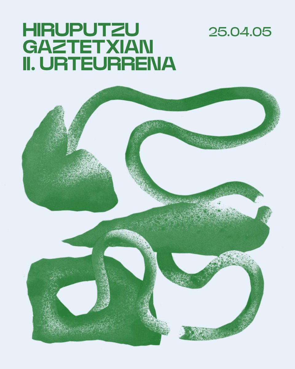 📌 GORDE DATA! APIRILAK 5

Apirilan 5ian ospauko deu Hiruputzu Gaztetxian 2. urteurrena. Laister berri gehio...