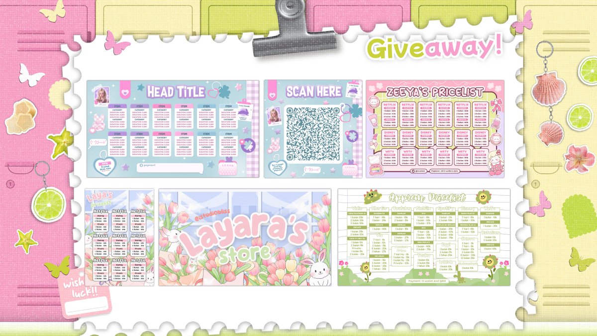 polici_editpl's tweet photo. 🪄🎀 GIVEAWAY BA EDIT PL!

Dalam rangka penetapan harga baru, para BA edit PL ngadain GIVEAWAY SALDO 70K untuk 7 orang &amp; 21 KATALOG EDIT PL GRATIS!

Rules :
- BA only
- Follow @catnip__junkie
- RT pinned, tweet ini, &amp; katalog yg kamu pengen (bisa lebih dari 1)👇🏻

#zonauang https://t.co/vyAe3peHyx