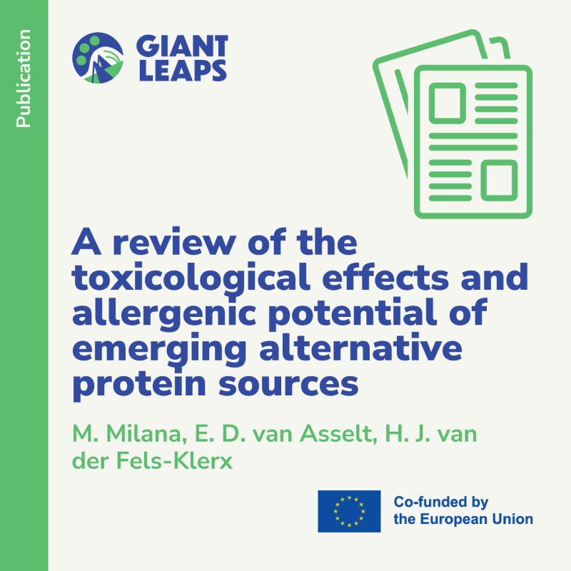 giantleapseu's tweet photo. 🌱Are emerging #AlternativeProteins like faba beans, quinoa &amp; microalgae safe?

This review by @MilanaMatilde, Esther D. van Assel &amp; Ine H. J. van der Fels-Klerx explores the toxicological effects, allergenic potential &amp; processing impact of these promising protein sources