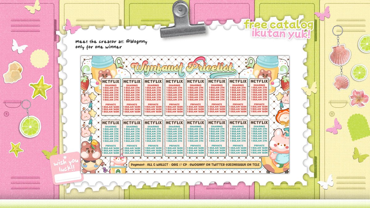 RT kalo kamu mau katalog dari <a href="/wognny/">Winnie | edit PL 🍒☁️</a> 🫶🏻