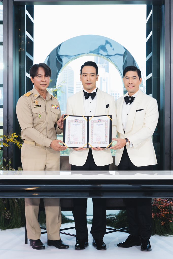 Today marks a beautiful moment in history. <a href="/Thavisin/">Srettha Thavisin</a> Thailand’s 30 PM not only promised marriage equality but came to witness our love story becoming official. Your support means the world. Thailand's journey to #EqualMarriage is now reality.

Would you like me to adjust anything