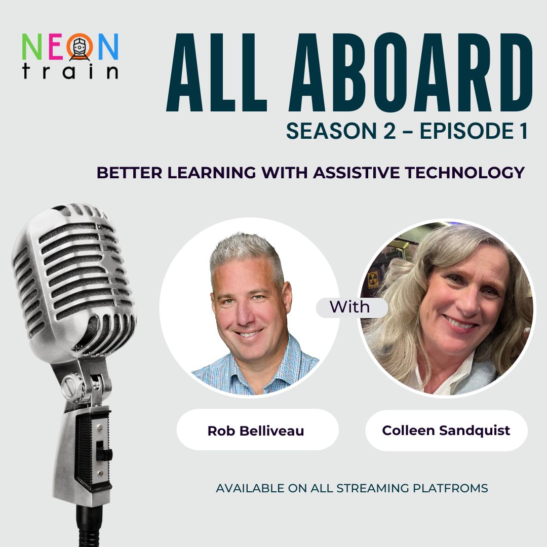 All Aboard Season 2 is here, and Rob welcomes the brilliant Colleen Sandquist, Strategic Partner Manager at ReadSpeaker. Rob and Colleen dive into the world of Assistive Technology in online learning. An amazing discussion - listen now! bit.ly/42yP8Qz