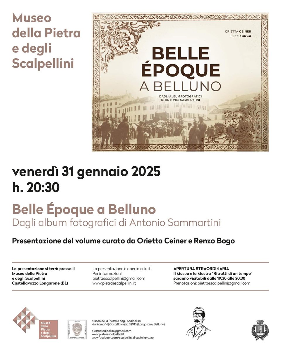 31.01.25 #Museo della Pietra e degli Scalpellini a #Castellavazzo #Longarone 🤎 #eventi #belluno #dolomiti