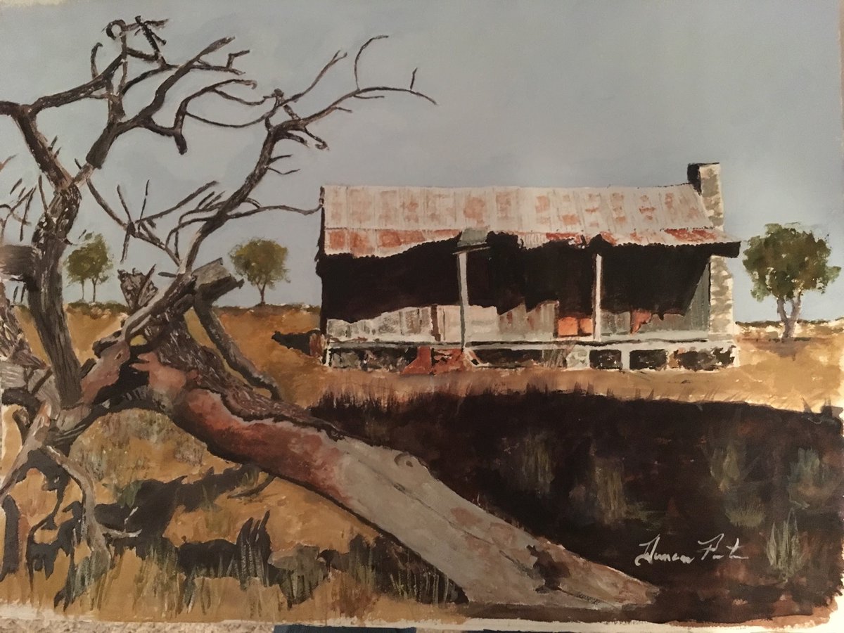 Who else likes old rustic looking dwellings? Watercolor Oct 2023
Some of my favorite houses are this pretty.  It's functional and it's got character. And it's paid for and the taxes are low.
Enjoy