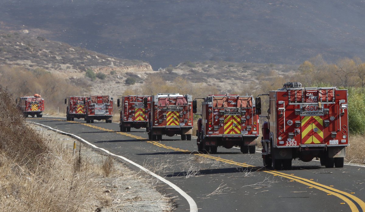#Border2Fire [update] The fire remains 6,625 acres and is now 43% contained.