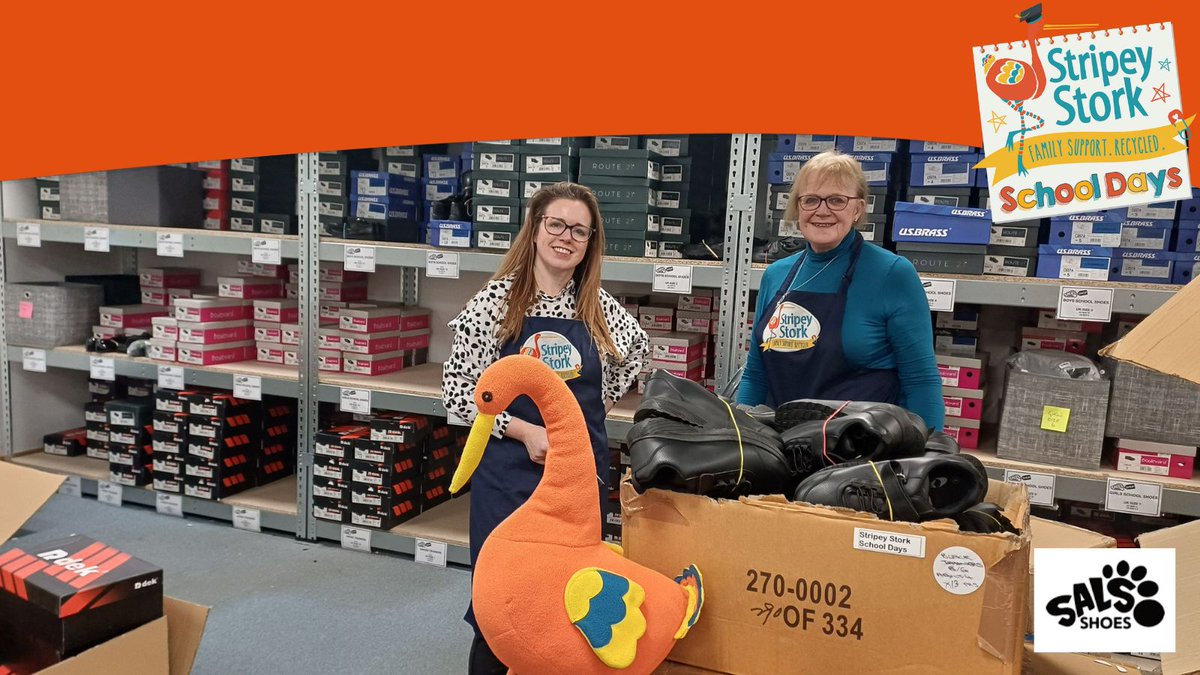 A massive thank you to the amazing team at <a href="/sals_shoes/">SalsShoes</a> for delivering two pallets of brand-new school shoes last week! This partnership helps us keep our shelves stocked, ensuring every child has the comfort and confidence they need for school.