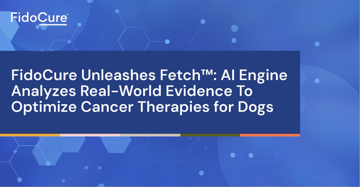 Introducing Fetch™! Our proprietary #AI engine analyzes 2B+ data points from the world’s largest canine cancer database to connect targeted therapies with genetic profiles, creating personalized treatment plans for #dogs with #cancer. 
blog.fidocure.com/fidocure-blog/… #PrecisionMedicine