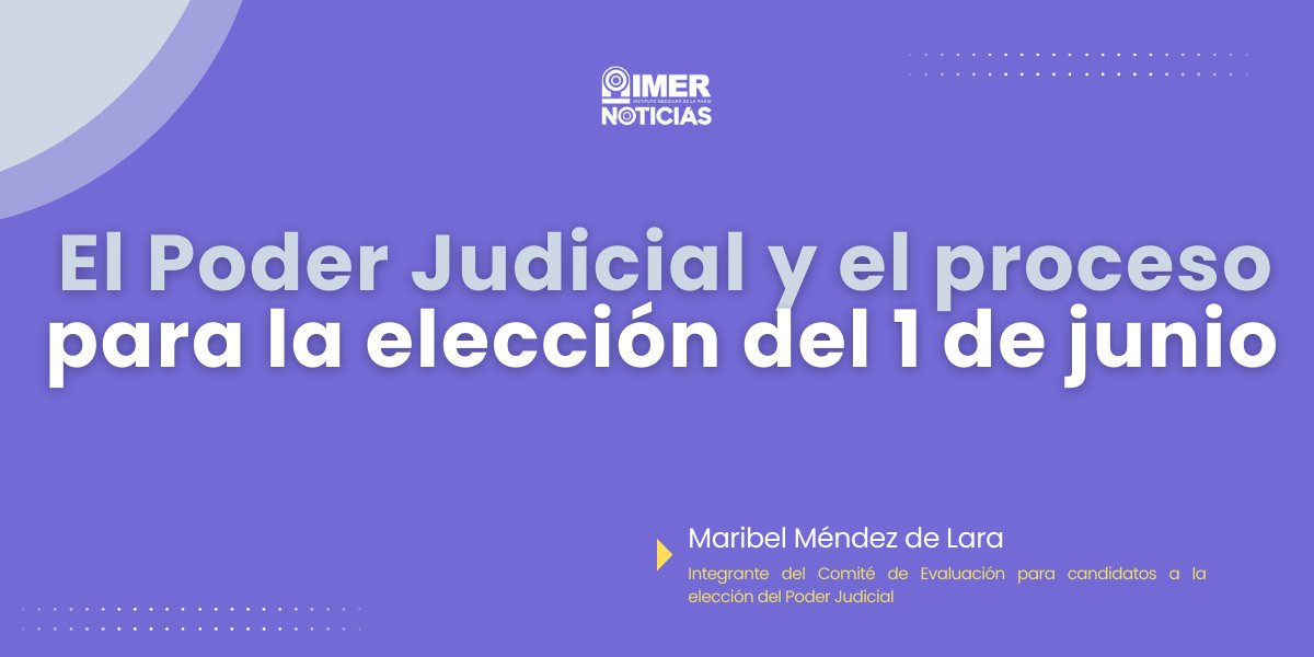 IMER_Noticias's tweet image. 📡 #EnVivo || @adrianaesthela platica con la magistrada Maribel Méndez de Lara, integrante del Comité de Evaluación del Congreso, sobre la suspensión en el Poder Judicial del proceso para la elección de personas juzgadoras.

▶️ bit.ly/4aQ0SiI