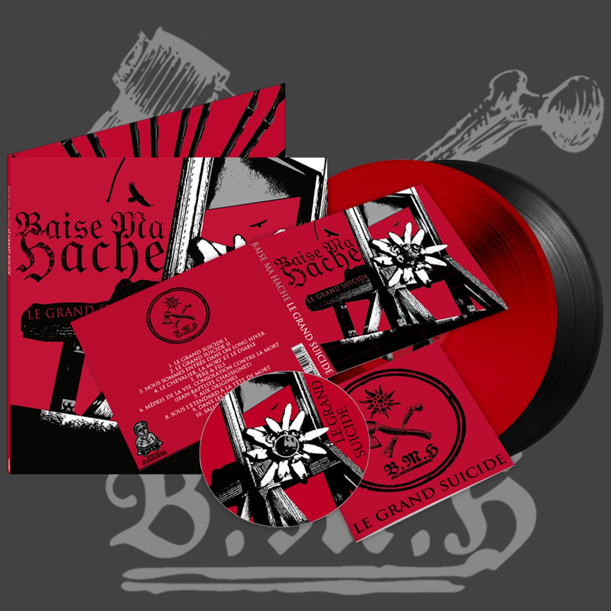 OsmoseProd's tweet photo. BAISE MA HACHE (@baisemahache) releases are in stock!
🛒 https://t.co/wuQRh8wela
"Ab Origine Fidelis", "Bréviaire Du Chaos", "F.E.R.T.", "Vive La Mort"...
#baisemahache #pestenoire #autarcie #mutiilation #deathspellomega
#frenchblackmetal #france #lessoldatsdelamusique https://t.co/6v4QwjTu77