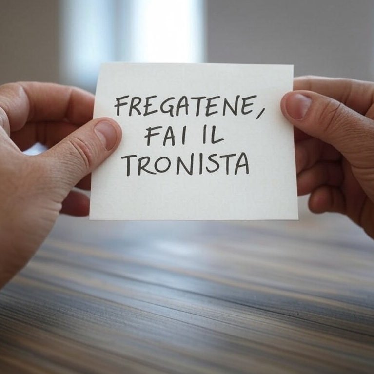 COSA C’ERA SCRITTO REALMENTE SUL BIGLIETTINO:

#uominiedonne #coatters