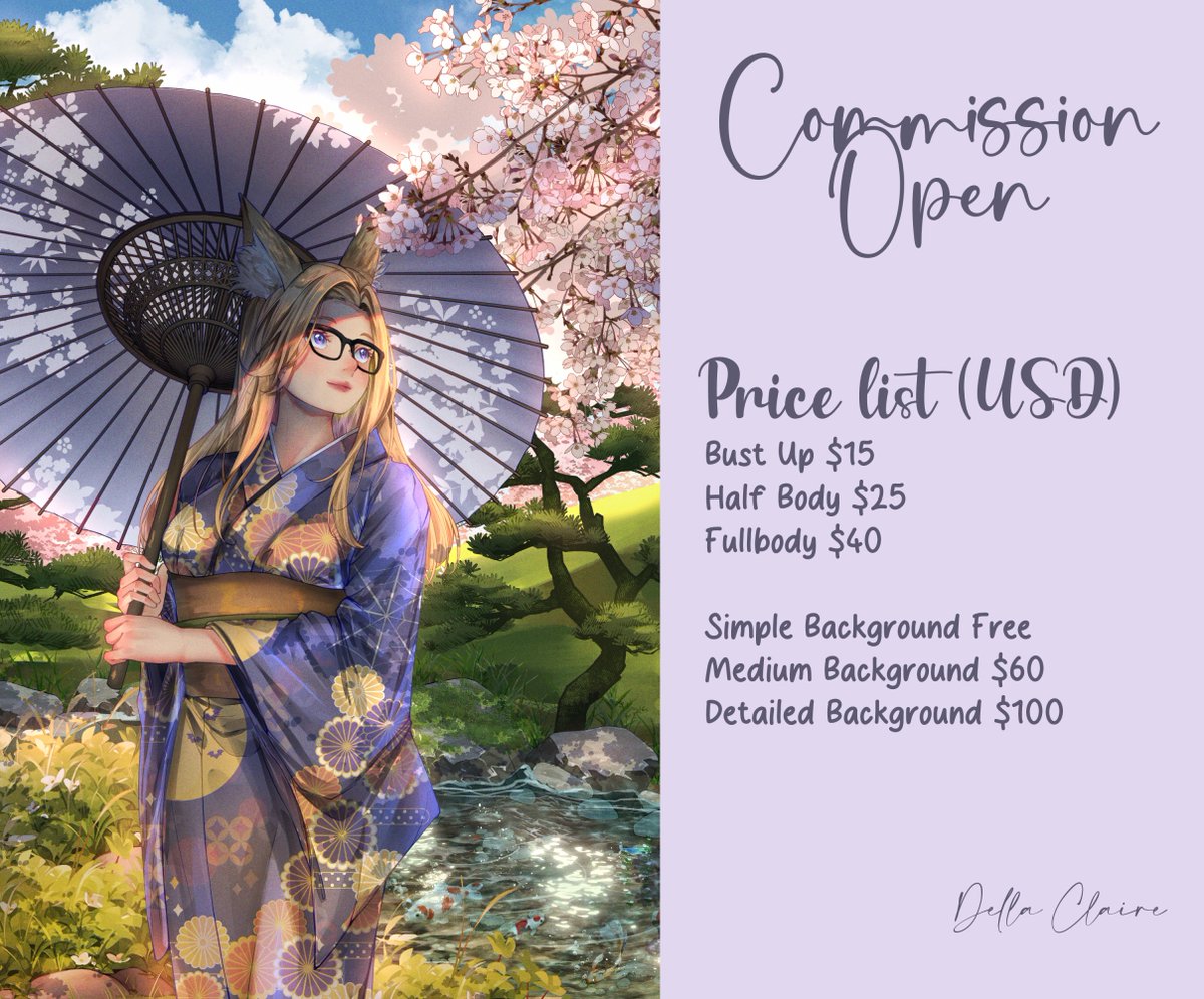 cinderedella's tweet image. [[Any interactions are highly appreciated 🫰 (the most interesting reply will get a free chibi/bust up from me 🧡) ]]

FEBRUARY COMMS OPEN 🥳
Limited slots (2 or 3)
More samples and info here~ delclaire.carrd.co
I&apos;m also on Vgen: vgen.co/delclaire

#VGenOpen #WTs…