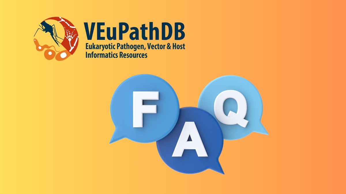 We strive to be fully transparent about all aspects of <a href="/veupathdb/">VEuPathDB</a> operations, activities, and plans! Take a look at our recently updated "Frequently Asked Questions" here: veupathdb.org/veupathdb/app/…