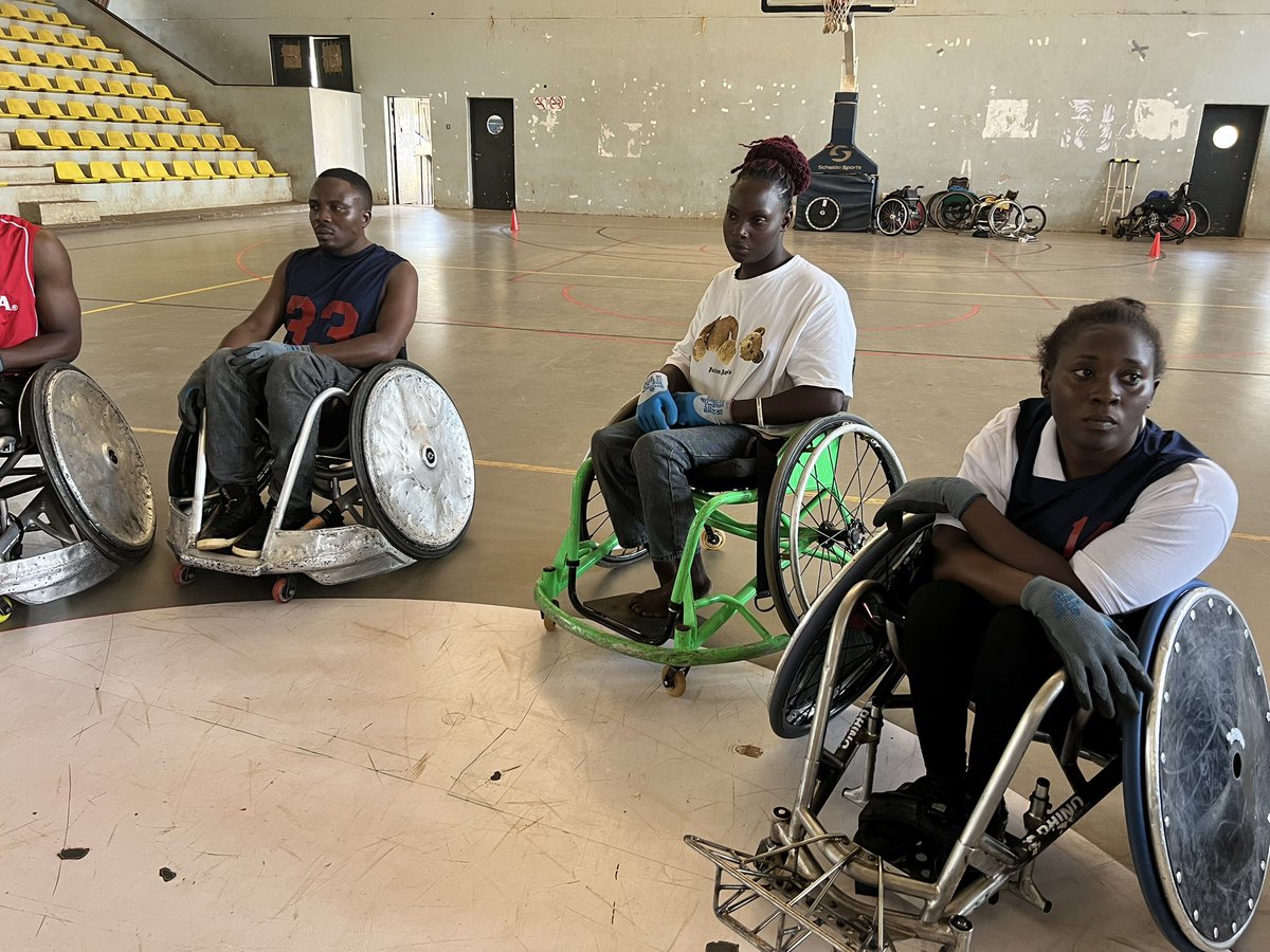 rugby_uganda's tweet photo. 🌟 Celebrating our female wheelchair rugby athletes!

Despite harsh weather, inaccessible facilities, &amp; limited resources, they showcase resilience &amp; passion for the sport. Let’s empower women with disabilities &amp; break barriers in adaptive sports.

Join us in supporting them https://t.co/33W8mKLimd