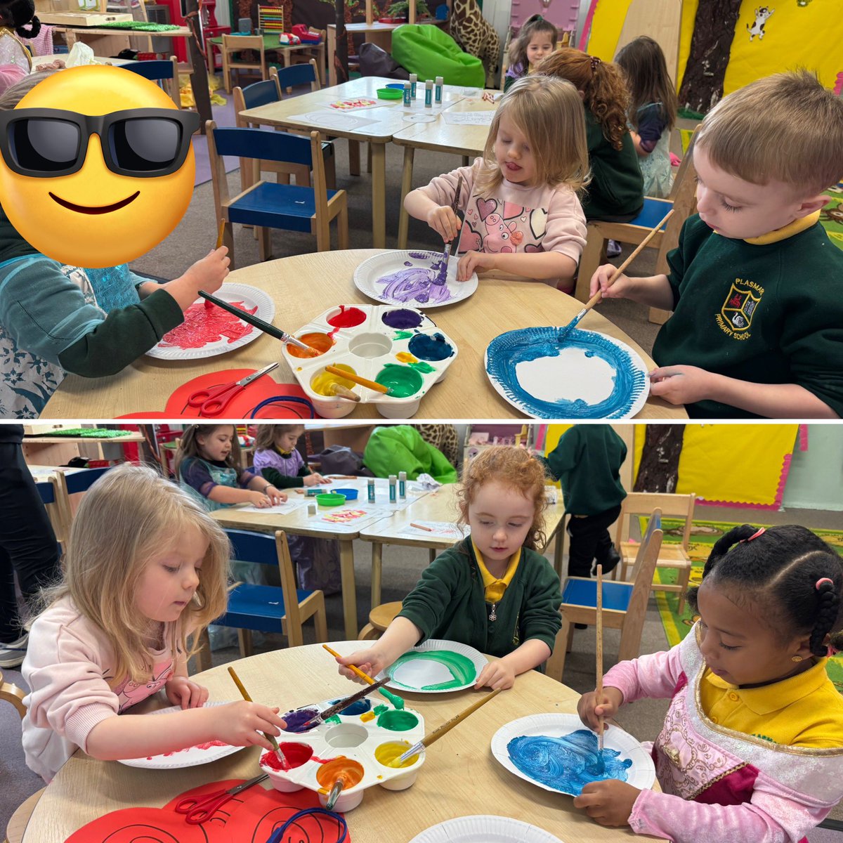 PlasmarlPrimary's tweet photo. 🐍 🇨🇳 To celebrate The Year of the Snake, @PlasmarlNursery have started painting their paper plate snakes. Stay posted to see the end results! #PlasHum #PlasArts https://t.co/ASxFzWhm7L