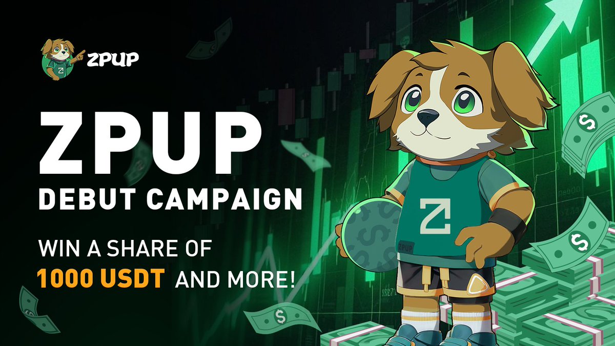 zpupdotfun's tweet photo. ZPUP Debut Campaign 🦴🐶

1000 USDT to #giveaway to 50 people

1⃣Follow @zpupdotfun and @zetachain 
2⃣Like, RT, and Tag 3 friends
3⃣Join our Campaign here 
https://t.co/74Xdhraud7
#ZPUP https://t.co/jI8jHLP6xP