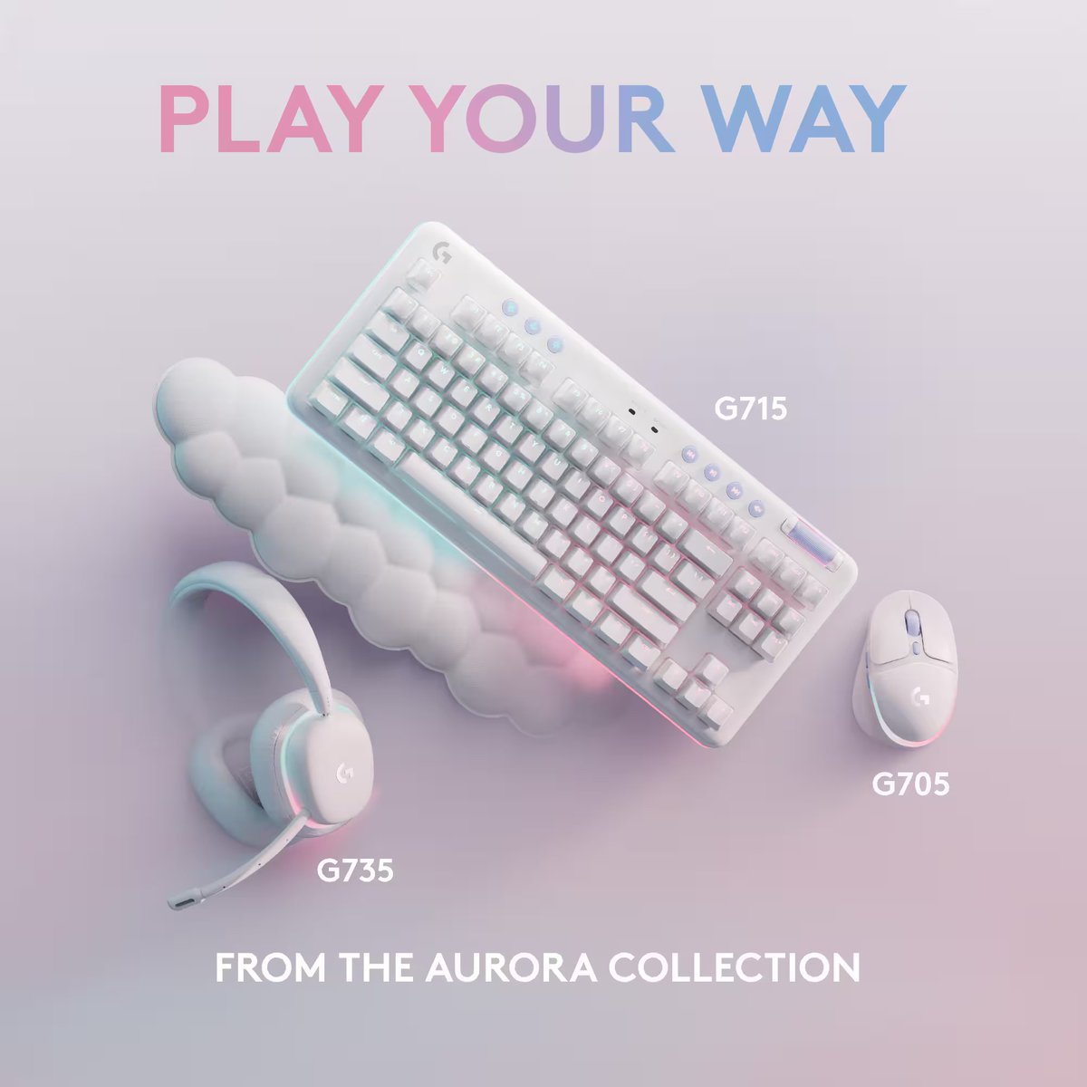 BoloBravoSierra's tweet image. Experience precision like never before with the Logitech Aurora Series 2 peripherals! 

🖱️✨ Dropping April 2025, these wireless keyboards and mice redefine gaming comfort. 

Ready for your ultimate setup? 🎮 

#LogitechAurora @LogitechG