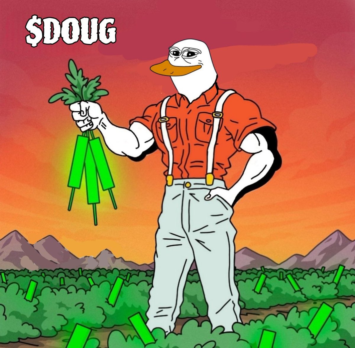 Olinho_1's tweet photo. @Saitamanomics @DougDuckSol @BeniHoudini @MightyDougDuck $DOUG planet a lot of green candles.

Are you ready do harvest? https://t.co/zkXoEGqmVM