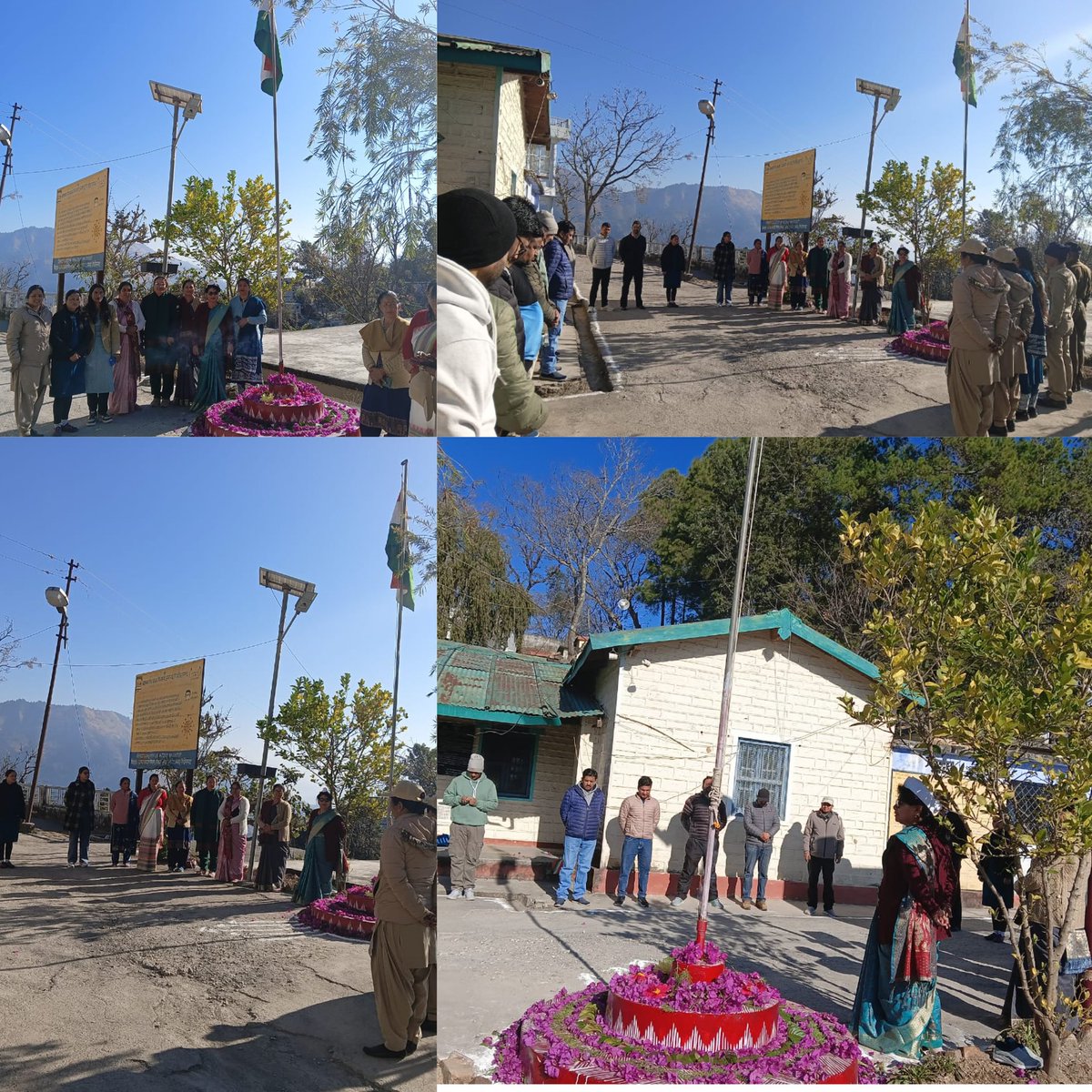 munakot's tweet photo. दिनांक 26.01.25 को विकास खण्ड मूनाकोट  मैं  76 वें गणतंत्र दिवस के अवसरपर  राष्ट्रीय ध्वज तिंरगे को नमन करते हुये खण्ड विकास अधिकारी महोदय व समस्त ब्लॉक स्टाफ द्वारा ध्वजारोहण किया गया। https://t.co/IXXyz5CzgJ