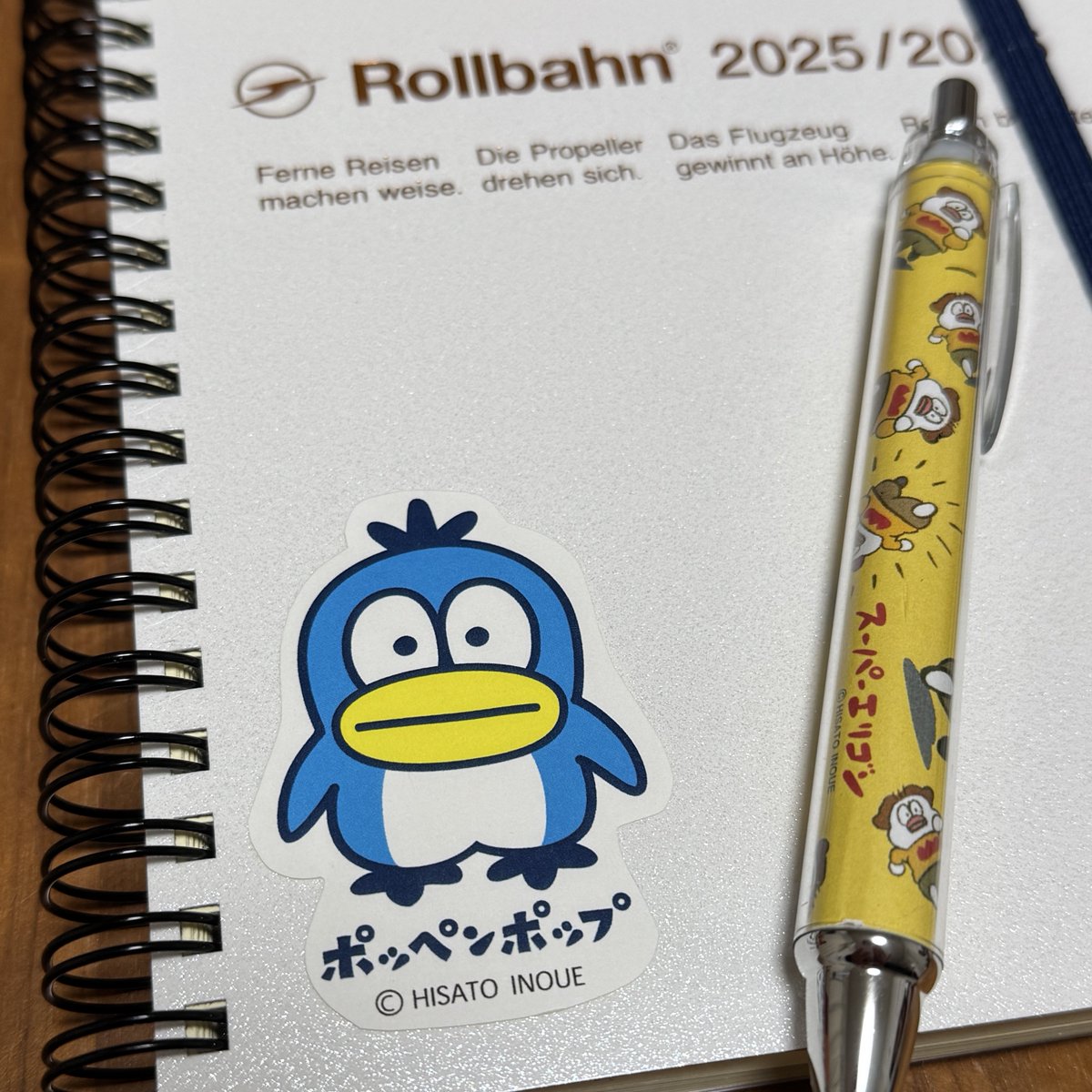 71029m's tweet photo. @erigonfromsakai えりごんさん！今日16時頃にシールとペンを購入したものです⭐️🐧沢山楽しいお話していだいて、可愛いこたちに出逢えて、ラフォーレに立ち寄ってよかった〜！と心から思ってます🤍お怪我、とても心配ですがどうぞご自愛ください😭早速来年の手帳に貼りました！🤍吉祥寺絶対いきます！ https://t.co/QrBmYQrjPr