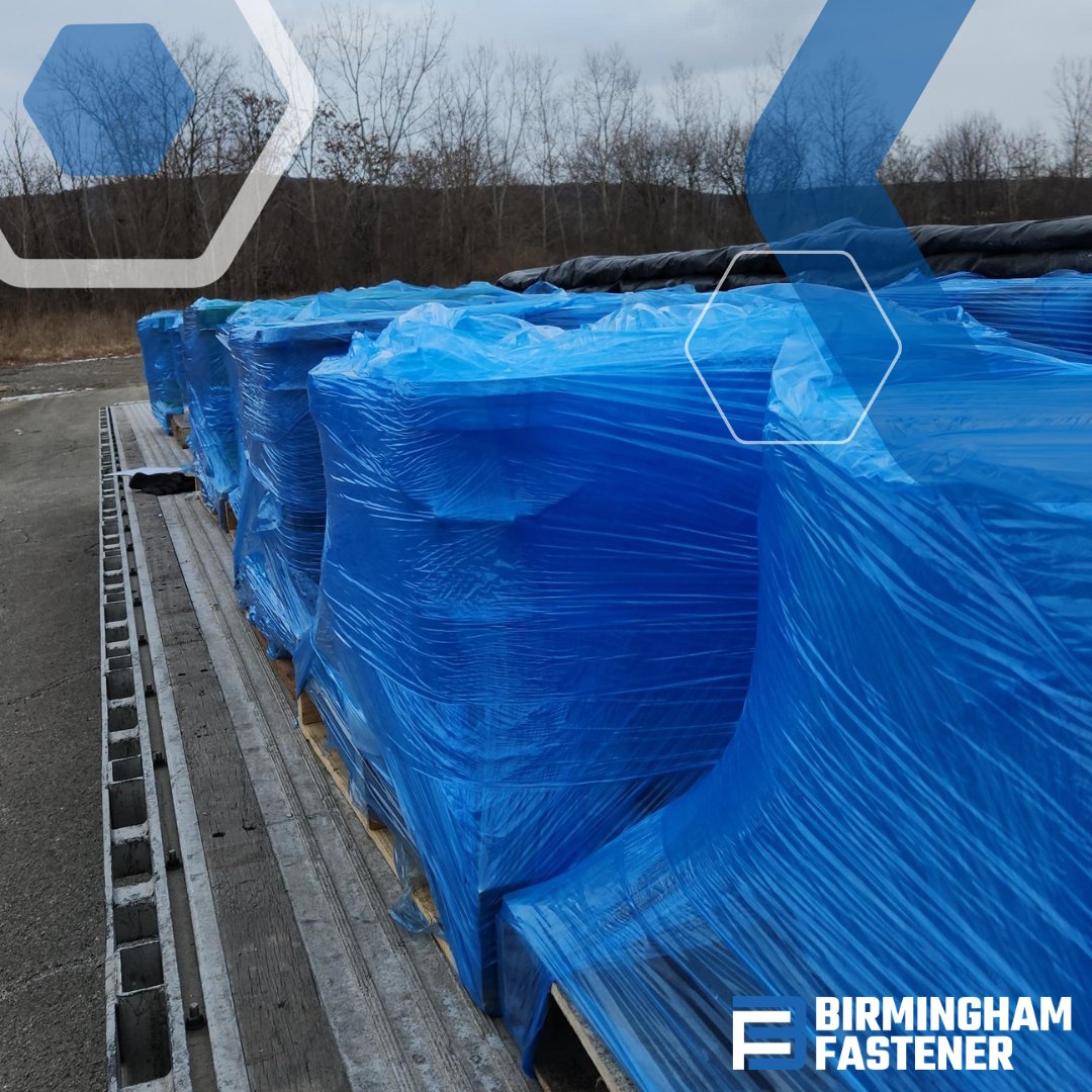 Another Load on the Road to NYC! Proud to see another shipment of 100% Domestic bolts making its way to the Big Apple! These bolts are the unsung heroes of some of the most impressive projects in the world, holding up the structures that stand the test of time.