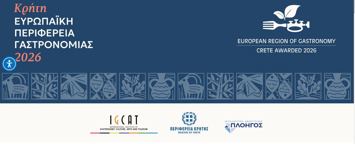 MED_UOC's tweet image. #Health is an important aspect of the #cretan #gastronomy #culture 
The #Medical School of @UOC_gr in cooperation with @CreteRegion will work together on the project 'Crete European Region of Gastronomy 2026' and ⬇️