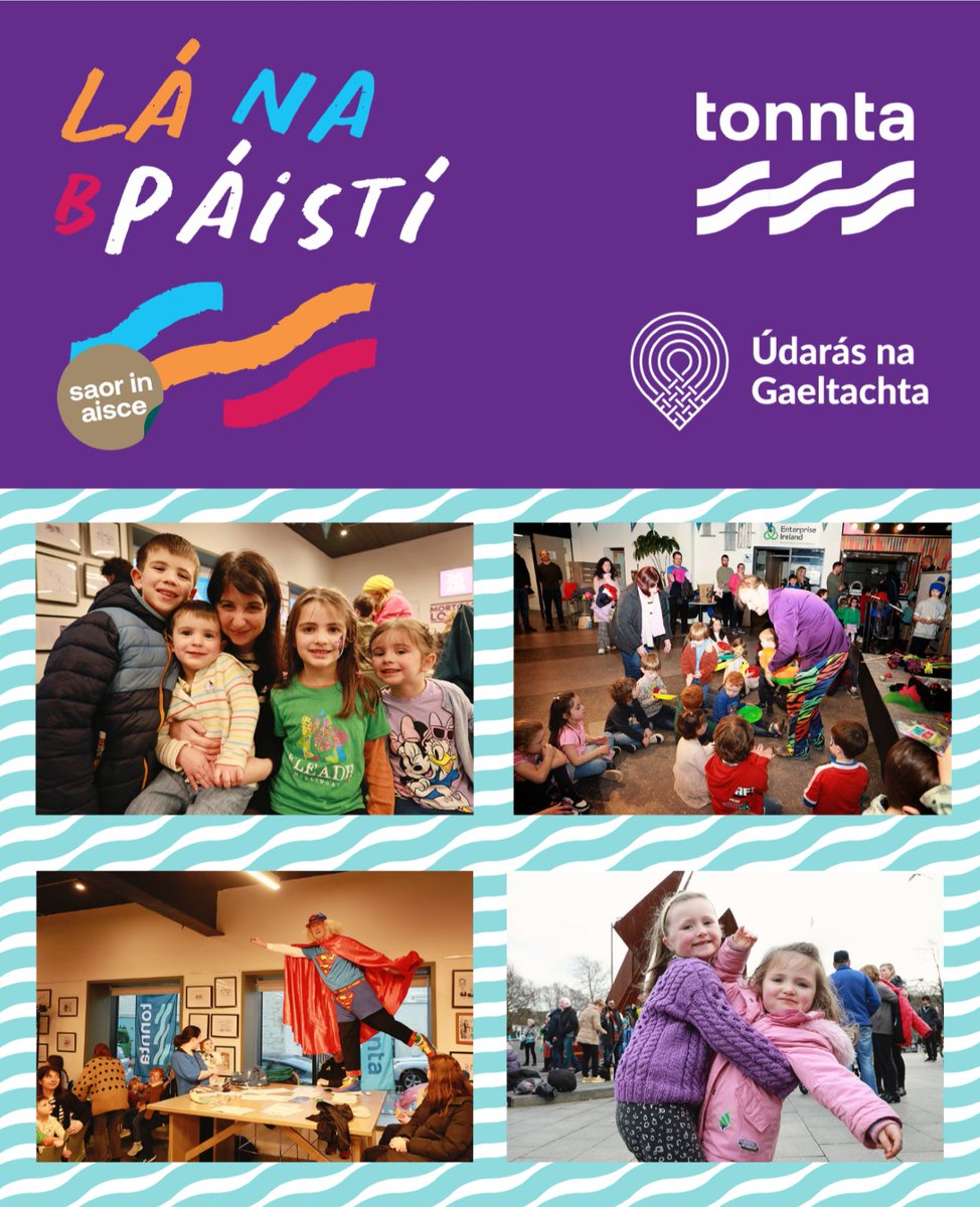 🌊 Tonnta Festival returns to Galway City!
🌊 30 January - 2 February
🌊 tonnta.eu

Tonnta – Galway’s newest festival, celebrating the Irish language and Galway as a bilingual city, returns this Thursday.

Read more and book at  tonnta.eu